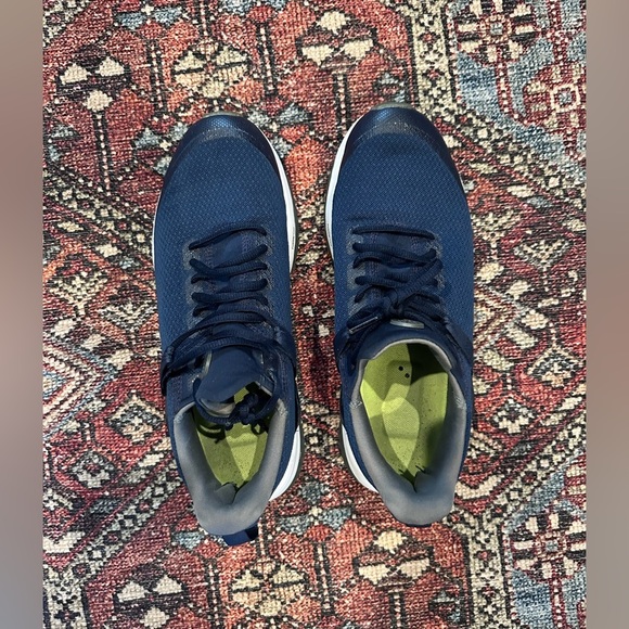 Men’s Puma Fusion Evo Navy Spikeless Golf Shoes, size 10 - Picture 3 of 9